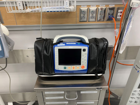 An image of an Automatic External Defibrillator